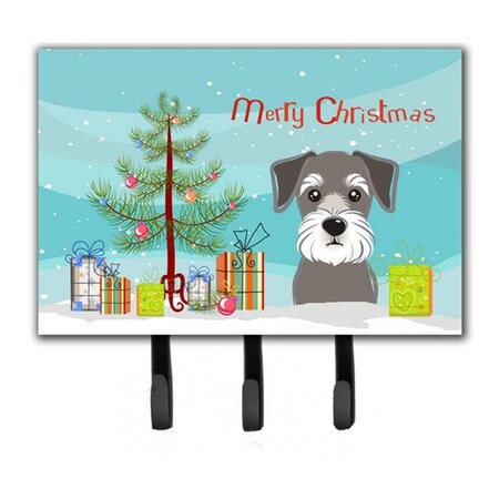Jensendistributionservices Christmas Tree & Schnauzer Leash or Key Holder MI1725121